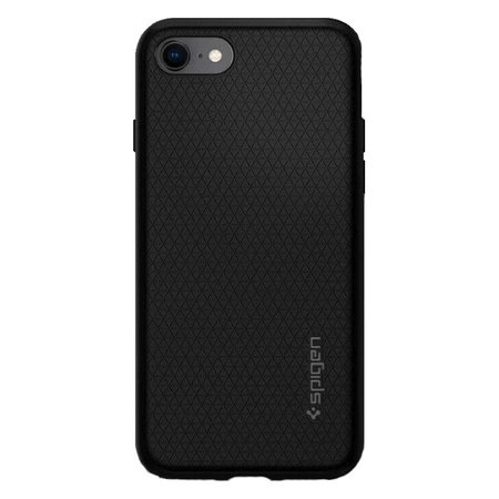 Spigen - Maska Liquid Air za iPhone 7, 8, SE 2020 & SE 2022, crno