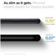 Spigen - Maska Liquid Air za iPhone 7, 8, SE 2020 & SE 2022, crno