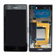 Sony Xperia M4 Aqua E2306 - LCD zaslon + zaslon osjetljiv na dodir + okvir (Black) - 124TUL0015A, 124TUL0011A Genuine Service Pack