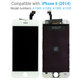 Zaslon za iPhone 6, White, Dodirni ekran s okvirom