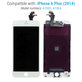 Zaslon za iPhone 6 Plus, White, Dodirni ekran s okvirom