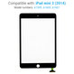 Apple iPad Mini 3 - Zaslon osjetljiv na dodir (crni)