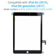 Dodirni ekran za iPad Air, iPad (5th Gen 2017), Black