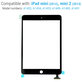 Dodirni ekran za iPad Mini, Mini 2, Black