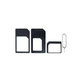 SIM adapter 3u1 (NanoSIM, MicroSIM, MiniSIM) + otvarač SIM utičnice