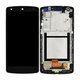 LG Nexus 5 D821 - LCD zaslon + zaslon osjetljiv na dodir + okvir (crni) - ACQ86661402 Originalni servisni paket