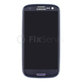 Samsung Galaxy S3 i9300 - LCD zaslon + zaslon osjetljiv na dodir + okvir (Pebble Blue) OLED