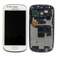 Samsung Galaxy S3 Mini i8190 - LCD zaslon + zaslon osjetljiv na dodir + okvir (bijeli) - GH97-14204A Originalni servisni paket