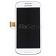 Samsung Galaxy S4 Mini i9195 - LCD zaslon + zaslon osjetljiv na dodir + okvir (White Frost) - GH97-14766B Genuine Service Pack