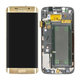 Samsung Galaxy S6 Edge G925F - LCD zaslon + zaslon osjetljiv na dodir + okvir (Gold Platinum) - GH97-17162C, GH97-17317C, GH97-17334C Originalni servisni paket