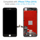Apple iPhone 7 Plus - LCD zaslon + zaslon osjetljiv na dodir + okvir (crni) Refurbished