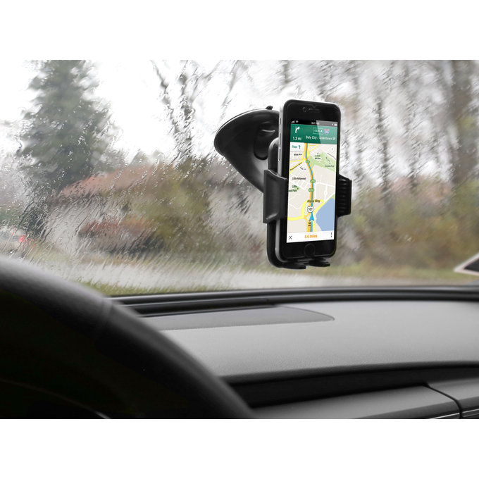 SBS - Auto držač, univerzalni FREEWAY s vakuumskom čašicom, crni