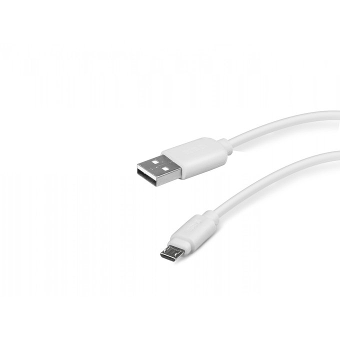 SBS - Micro-USB / USB kabel (1m), bijeli