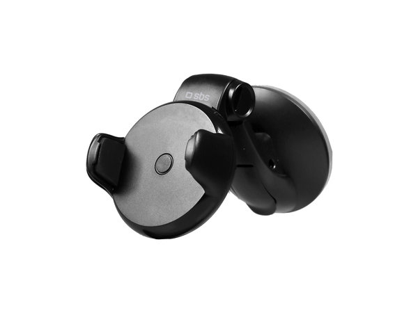 SBS - Univerzalni auto držač ONE TOUCH s vakuumom, crni