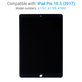 Apple iPad Pro 10.5 (2017) - LCD zaslon + zaslon osjetljiv na dodir (crni)