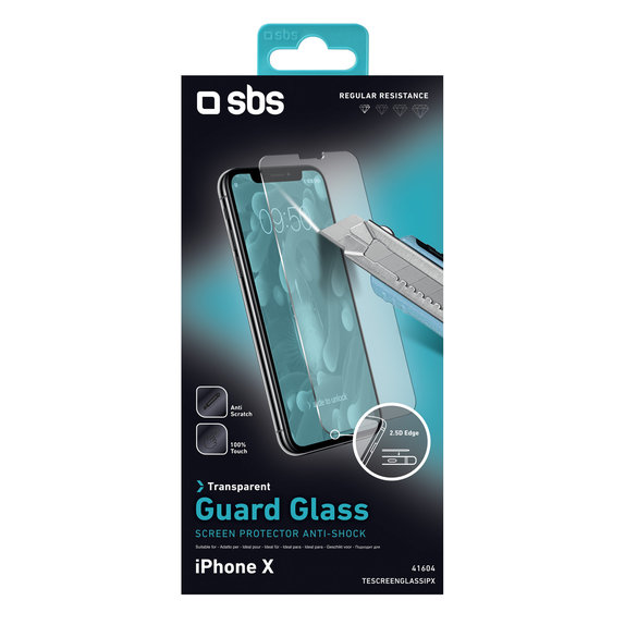 SBS - Kaljeno staklo za iPhone X, XS & 11 Pro & 11 Pro, prozirno