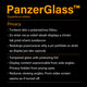 PanzerGlass - Tempered Glass Privacy Standard Fit za iPhone X, XS i 11 Pro, prozirno