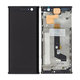 Sony Xperia XA2 Dual - LCD zaslon + zaslon osjetljiv na dodir + okvir (crni) - 78PC0600020 Originalni servisni paket