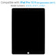 LCD Zaslon za iPad Pro 12.9" (2nd Gen 2017), Black, Dodirni ekran i IC Board sout Frame, Refurbished