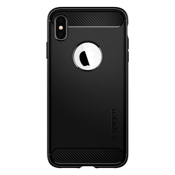 Spigen - Maska Rugged Armor za iPhone X & XS, crna