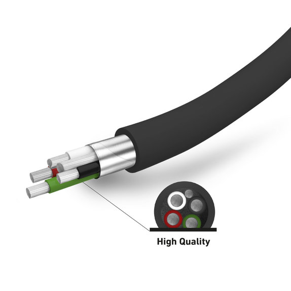SBS - Auto punjač 2x USB + kabel USB / USB-C, crni