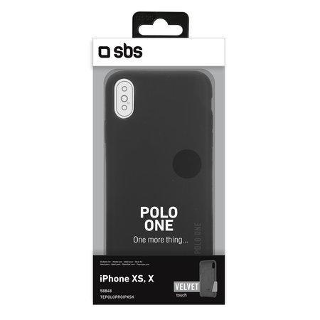 SBS - Maska Polo One za iPhone X a XS, crno