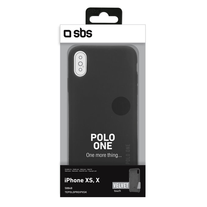 SBS - Maska Polo One za iPhone X a XS, crno