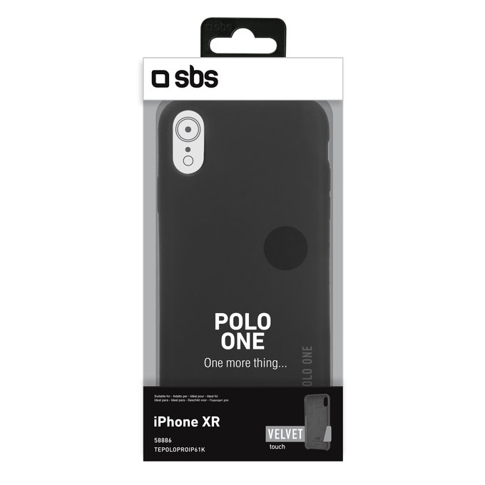 SBS - Maska Polo One za iPhone XR, crna