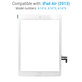 Dodirni ekran s tipkom Home za iPad Air, iPad (5th Gen 2017), White