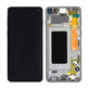 Samsung Galaxy S10 G973F - LCD zaslon + zaslon osjetljiv na dodir + okvir (Prism Black) - GH82-18850A, GH82-18835A, GH82-18860A Originalni servisni paket