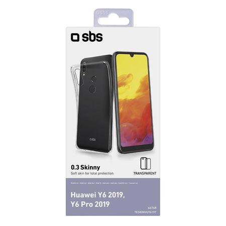 SBS - Maska Skinny za Huawei Y6 2019, Y6 Pro 2019, prozirna