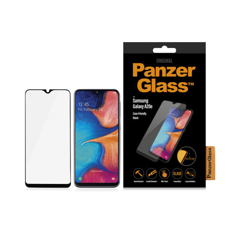 PanzerGlass - Tempered Glass Case Friendly za Samsung Galaxy A10e i A20e, crno