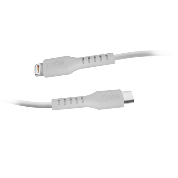 SBS - Lightning / USB-C kabel (1m), bijeli