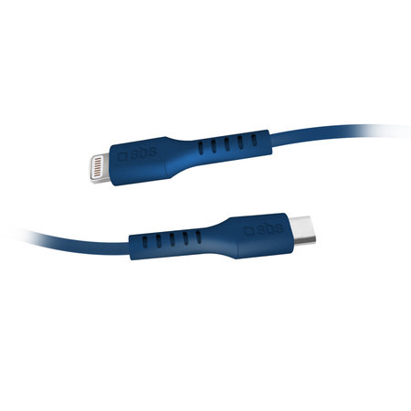 SBS - Lightning / USB-C kabel (1m), plavi