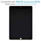 Apple iPad Air (3rd Gen 2019) - LCD zaslon + zaslon osjetljiv na dodir (Black) Refurbished