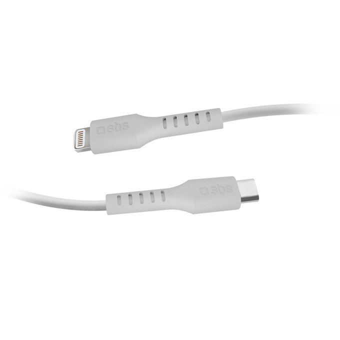 SBS - Lightning / USB-C kabel (2m), bijeli
