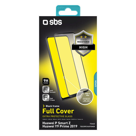 SBS - Tempered Glass Full Cover za Huawei P Smart Z, Y9 Prime 2019, crna