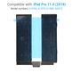 Apple iPad Pro 11.0 (1. generacija 2018.) - Baterija 7812 mAh