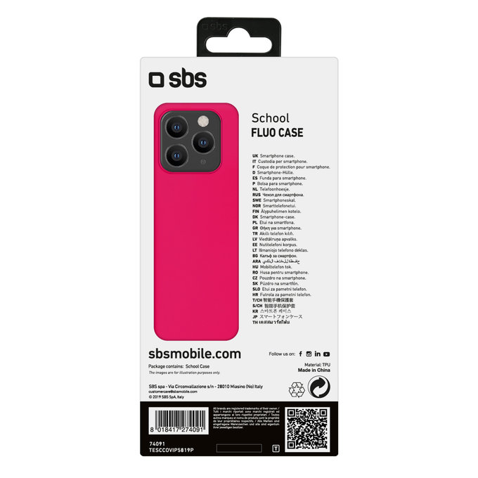 SBS - Maska School za iPhone 11 Pro, roza