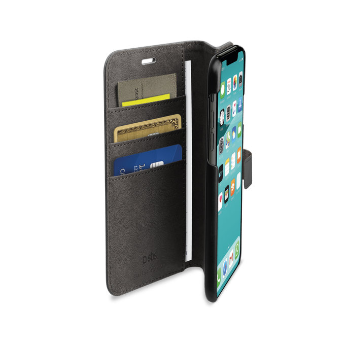 SBS - Maska Wallet Stand za iPhone 11 Pro Max, crna