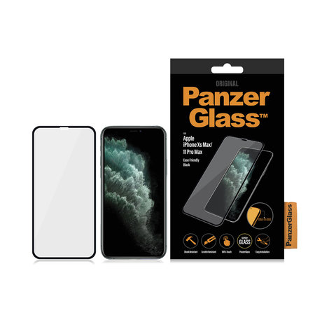 PanzerGlass - Tempered Glass Case Friendly za iPhone XS Max & 11 Pro Max, crna