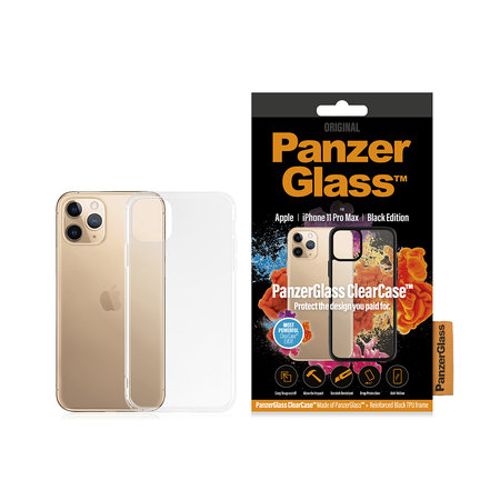 PanzerGlass - Ovitek ClearCase za iPhone 11 Pro Max, črn