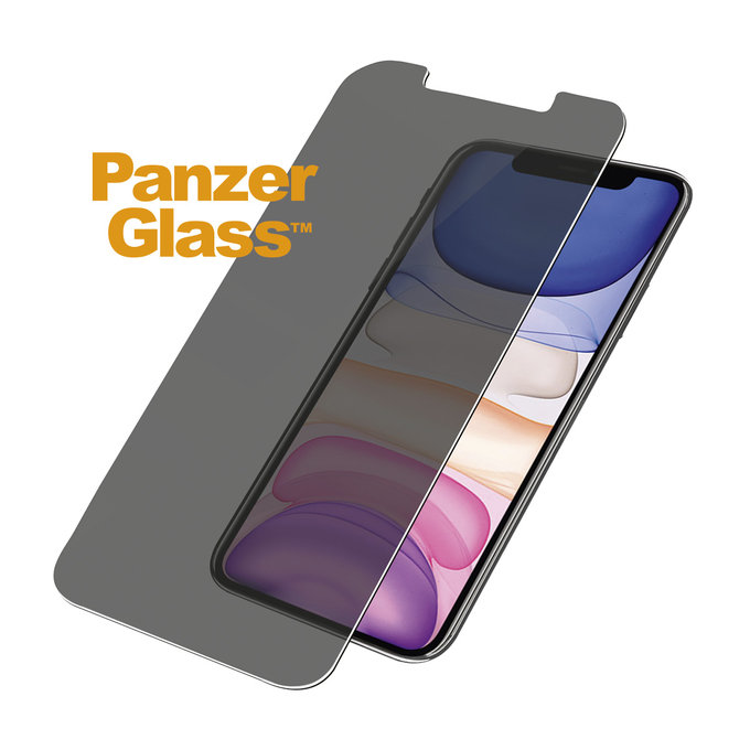 PanzerGlass - Tempered Glass Privacy Standard Fit za iPhone 11, XR, prozirno