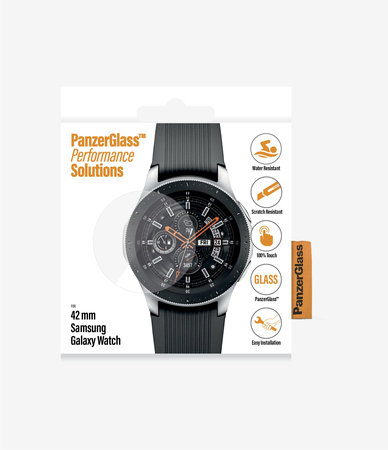 PanzerGlass - Tempered Glass Flat Glass za Samsung Galaxy Watch 42 mm, prozirno