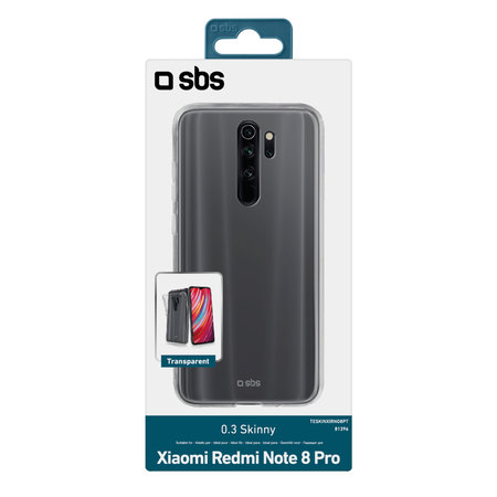 SBS - Skinny ovitek za Xiaomi Redmi Note 8 Pro, prozoren