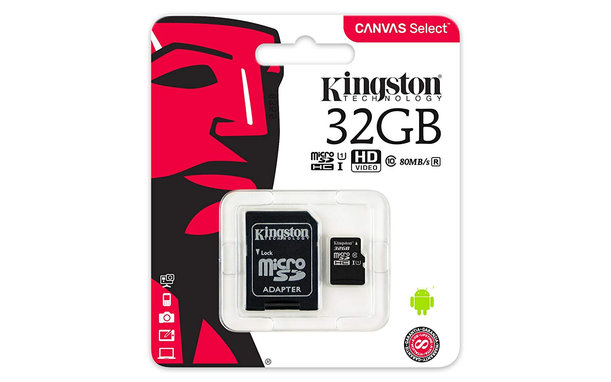 Kingston - MicroSDHC memorijska kartica Canvas Select Plus 32 GB + SD adapter