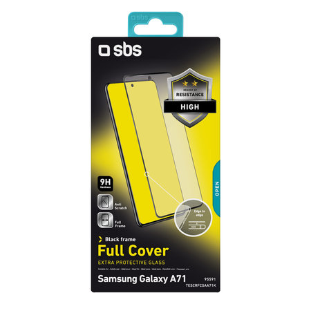 SBS - Tempered Glass Full Cover za Samsung Galaxy A71, crna