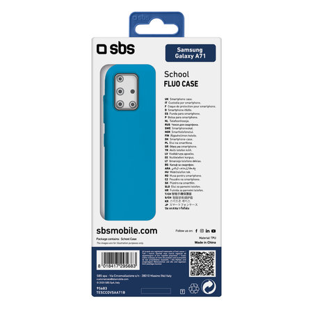 SBS - Maska School za Samsung Galaxy A71, plava