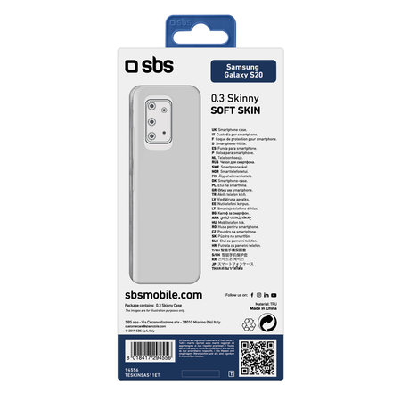 SBS - Maska Skinny za Samsung Galaxy S20, transparentan