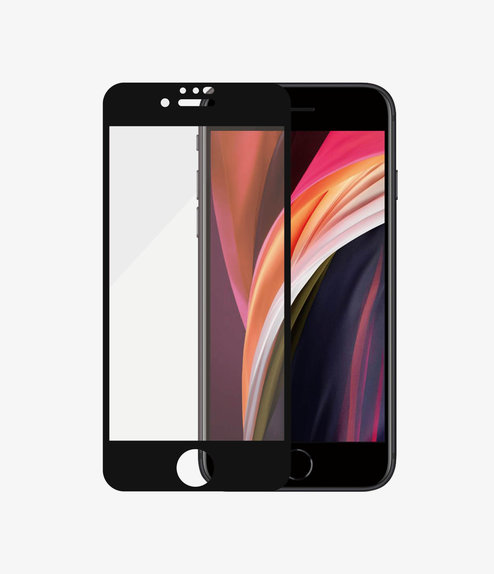 PanzerGlass - Tempered Glass Case Friendly AB za iPhone 6, 6s, 7, 8, SE 2020 & SE 2022, crna